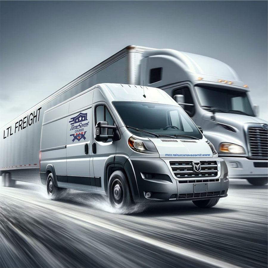 TimeSavers Courier Service - A Higher Level of Service: TimeSavers Courier vs. LTL Shipping
