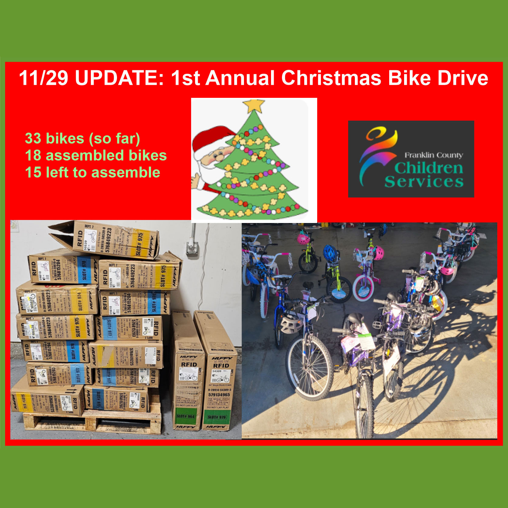 TimeSavers Courier Service - 1st Annual Holiday Bike Drive!