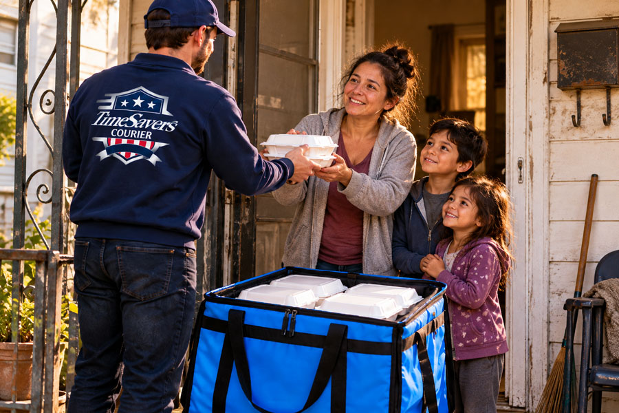 TimeSavers Courier Neighbor to Neighbor Family